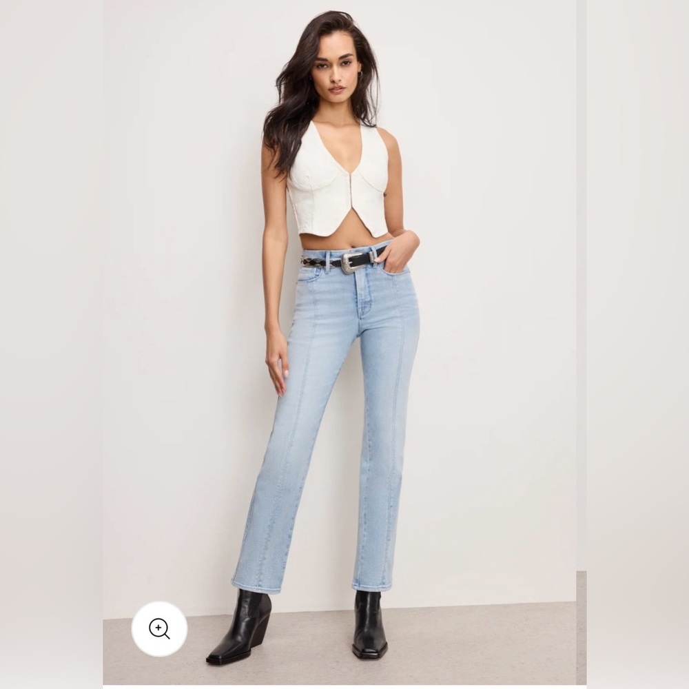Good American Jeans. Style: Good Curve straight in size 0/25.